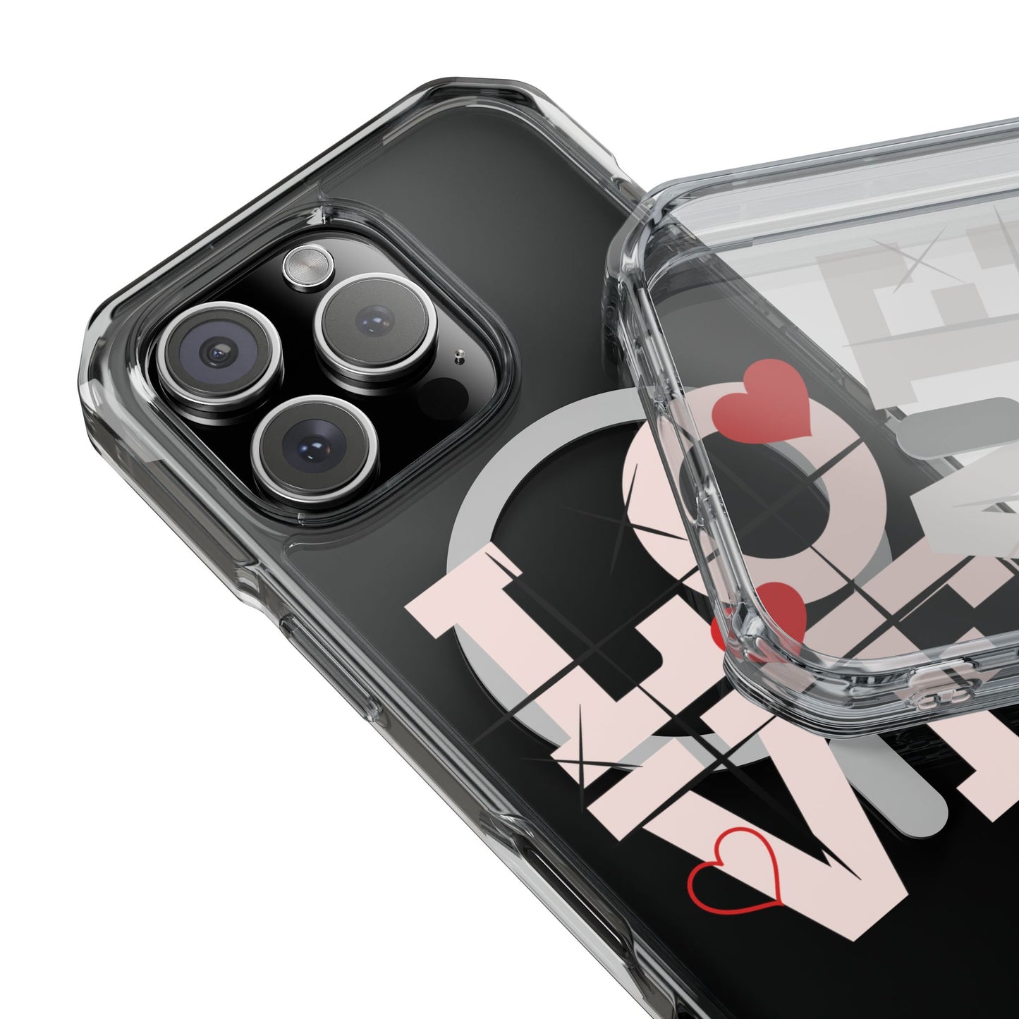 Magnetic Clear Impact Cases IPhone compatible