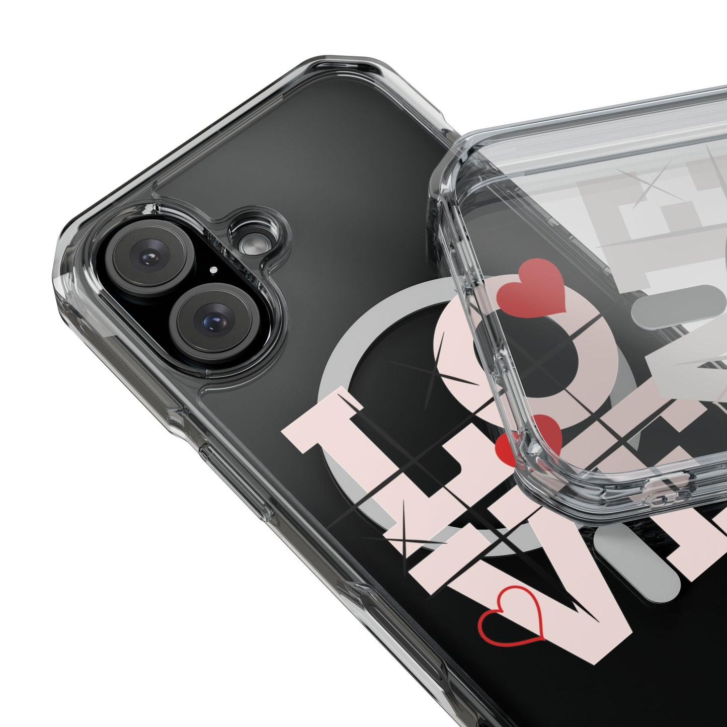 Magnetic Clear Impact Cases IPhone compatible