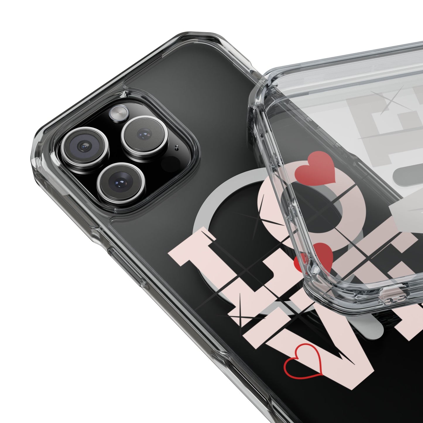 Magnetic Clear Impact Cases IPhone compatible