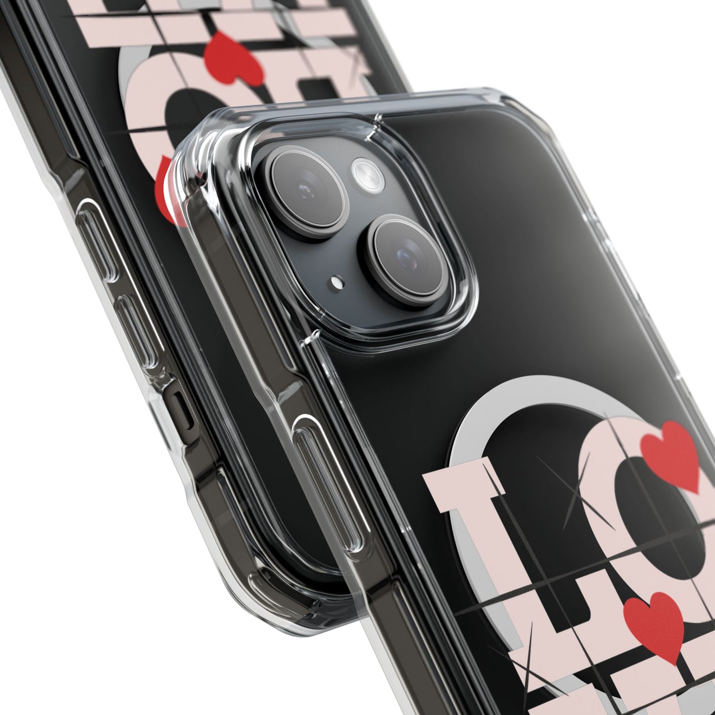 Magnetic Clear Impact Cases IPhone compatible