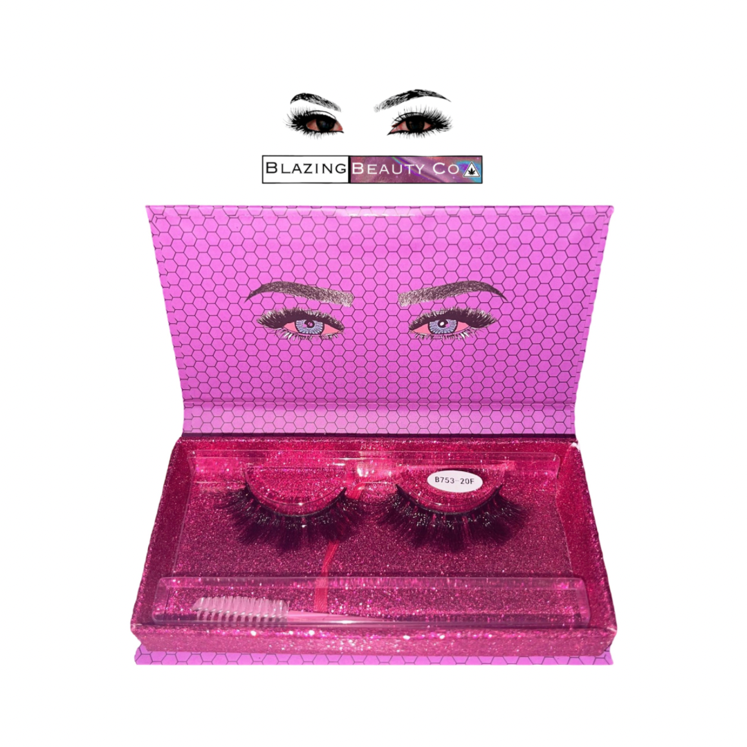 LASHWOODS GRANDADDY PURPLE 3D 20MM MINK EYELASH EXTENTIONS